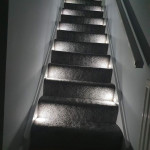 Alternate stair spotlights